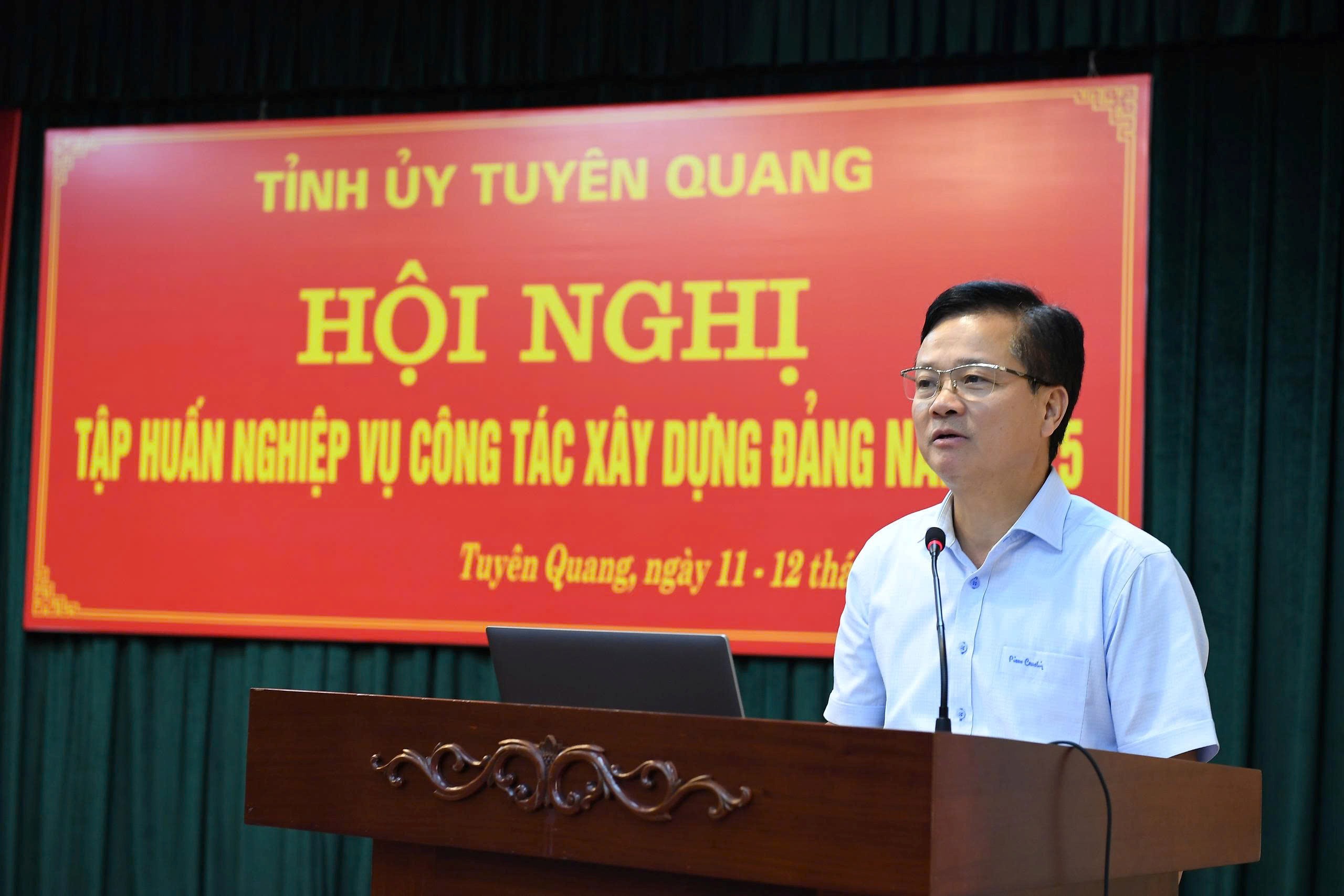 Bế mạc hội nghị trực tuyến tập huấn nghiệp vụ công tác xây dựng Đảng năm 2025