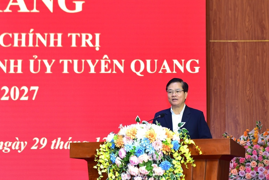 Khai giảng lớp Cao cấp lý luận chính trị hệ không tập trung K72.B12 Tỉnh ủy Tuyên Quang, khóa học 2025 - 2027